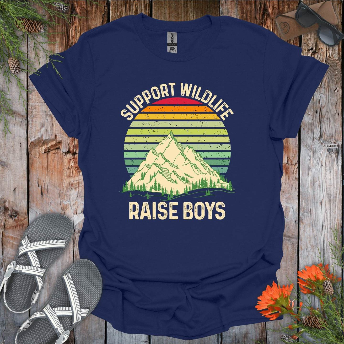 Support Wildlife Raise Boys T-Shirt