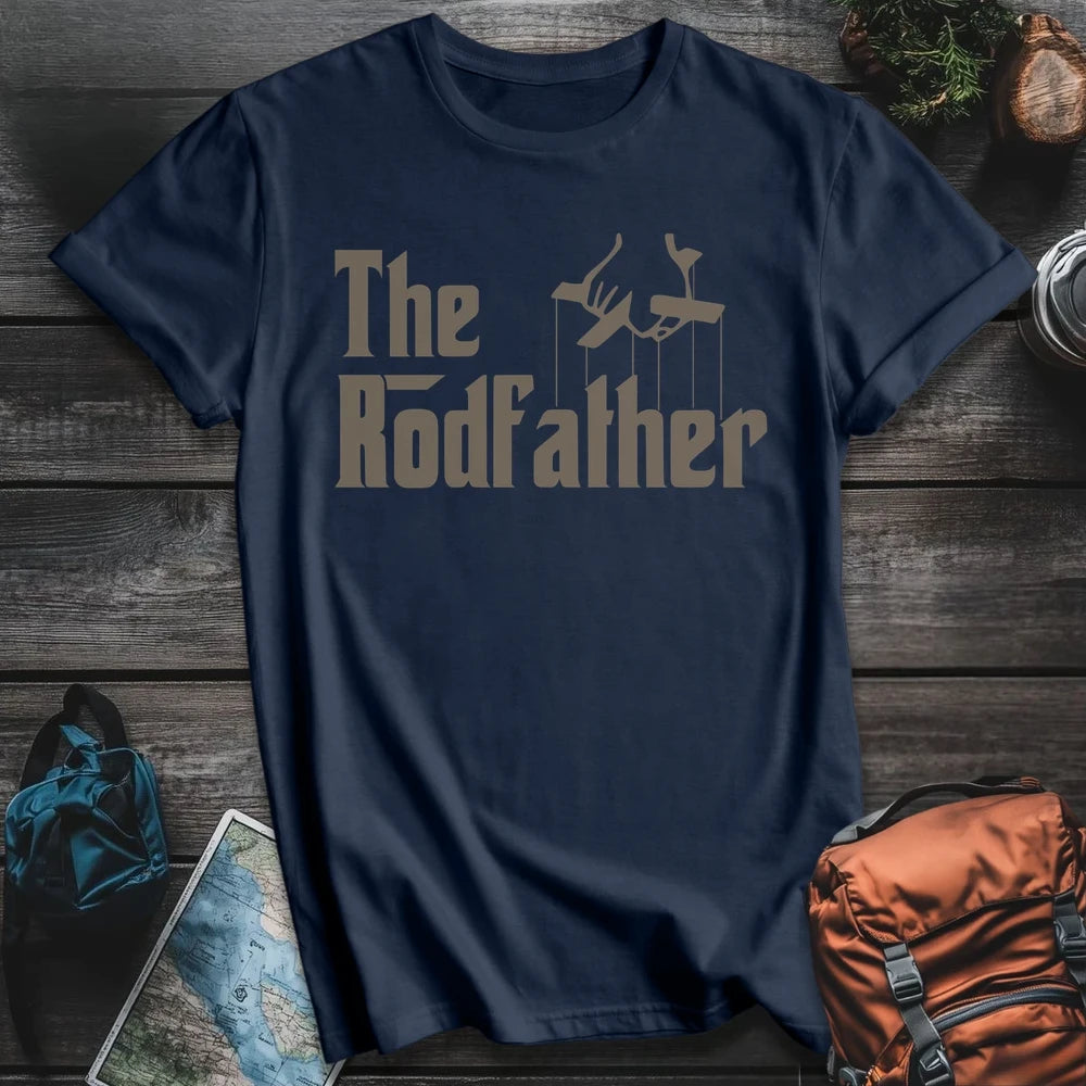 Printify T-Shirt Navy / S The Rodfather Alternate T-Shirt