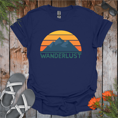 Printify T-Shirt Navy / S Wanderlust T-Shirt