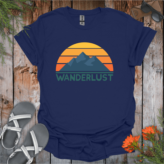 Printify T-Shirt Navy / S Wanderlust T-Shirt