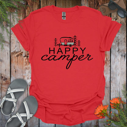 Happy Camper Green T-Shirt