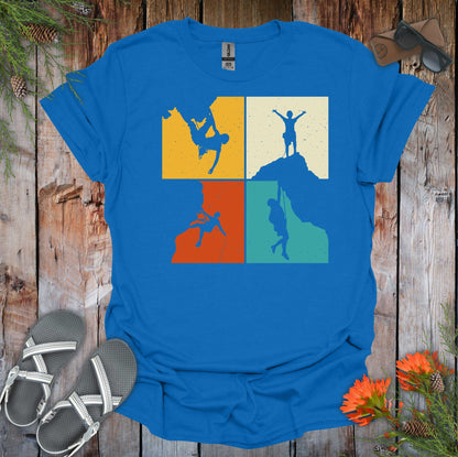 4 Climbers Colorful T-shirt