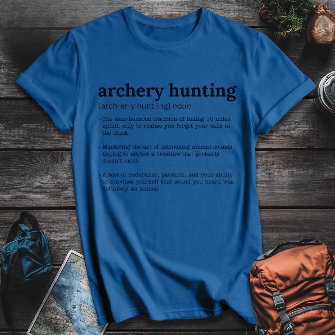 Printify T-Shirt Royal / S Archery Hunting Defined T-Shirt