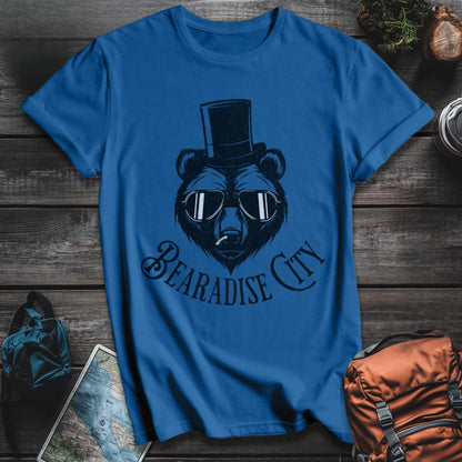 Printify T-Shirt Royal / S Bearadise City T-Shirt