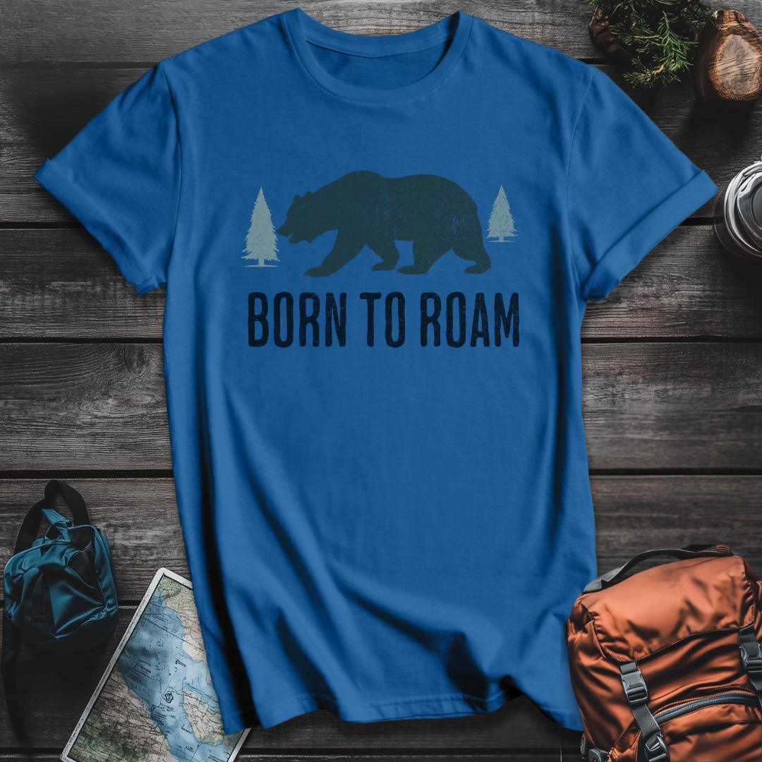 Printify T-Shirt Royal / S Born to Roam T-Shirt