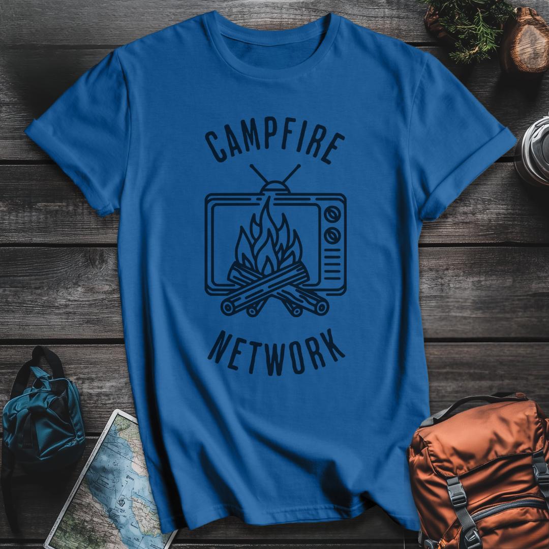 Printify T-Shirt Royal / S Campfire Network T-Shirt