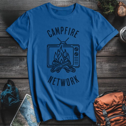 Printify T-Shirt Royal / S Campfire Network T-Shirt