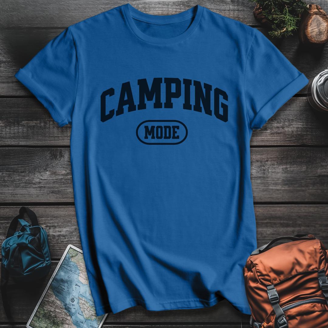 Printify T-Shirt Royal / S Camping Mode T-Shirt