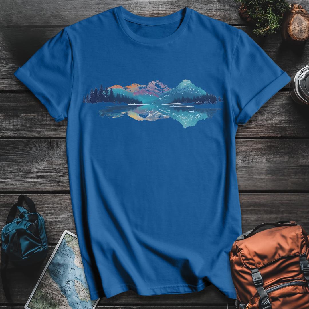 Colored Mountainscape T-Shirt