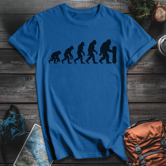Printify T-Shirt Royal / S Evo Snowboarder T-Shirt