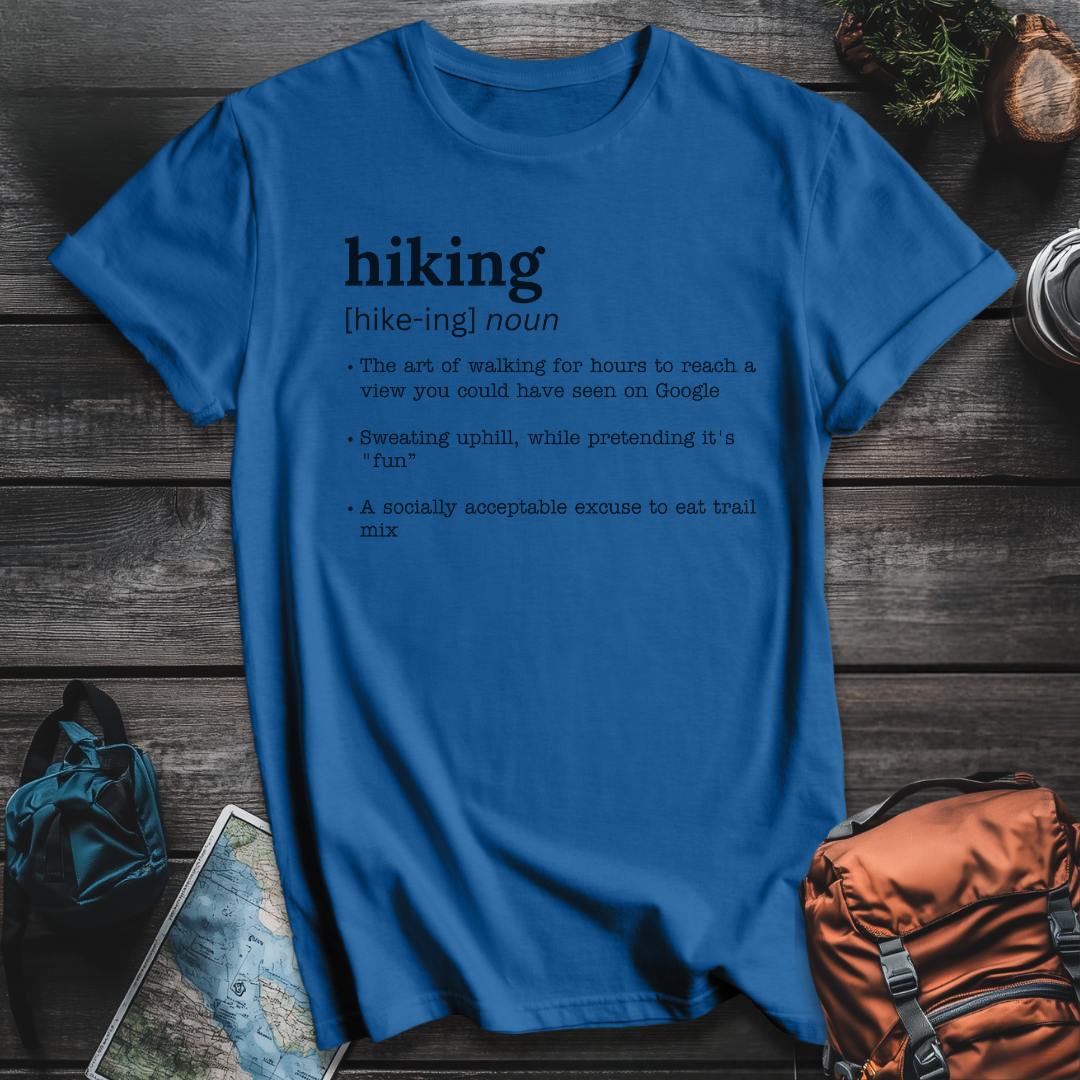 Printify T-Shirt Royal / S Hiking Defined T-Shirt