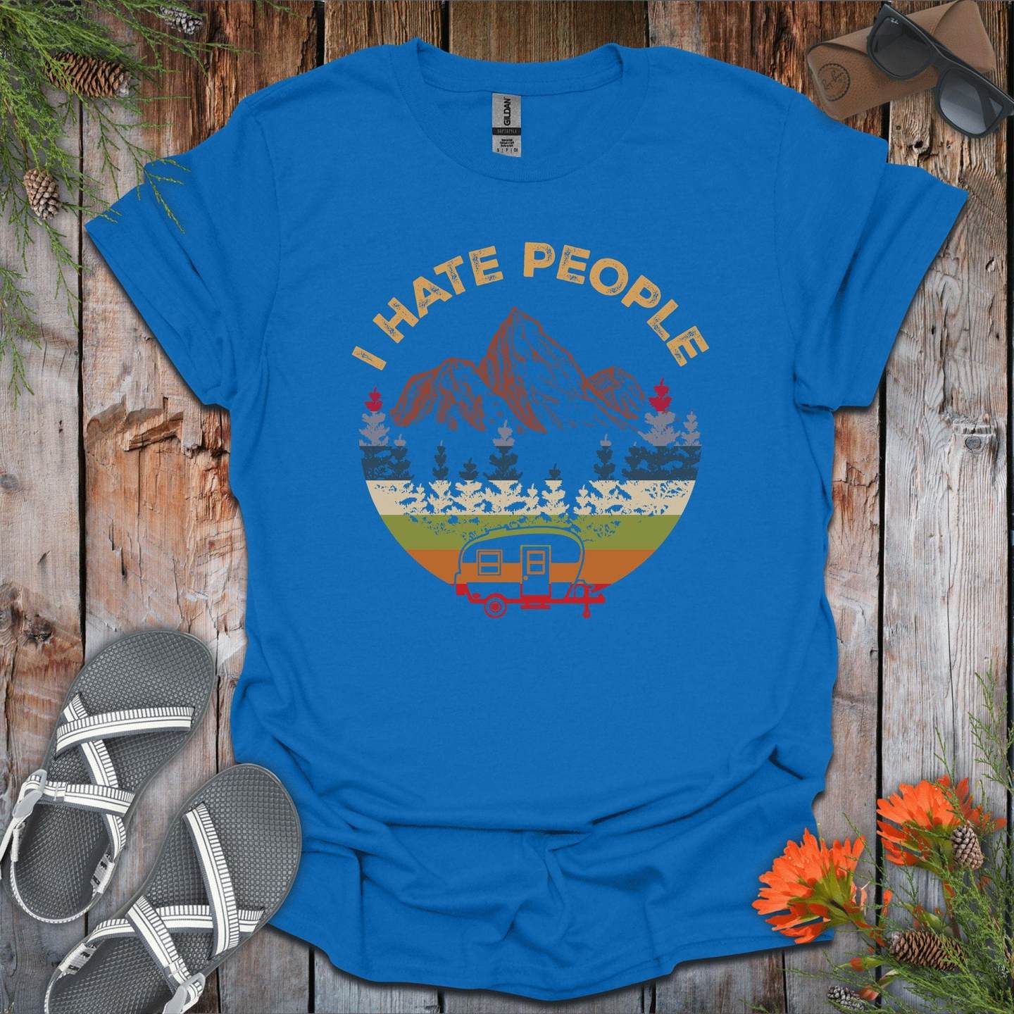 I Hate People Camping T-Shirt