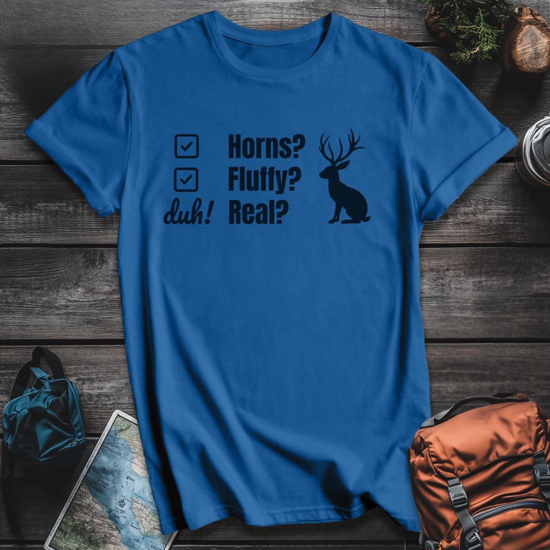 Printify T-Shirt Royal / S Jackalope Duh T-Shirt