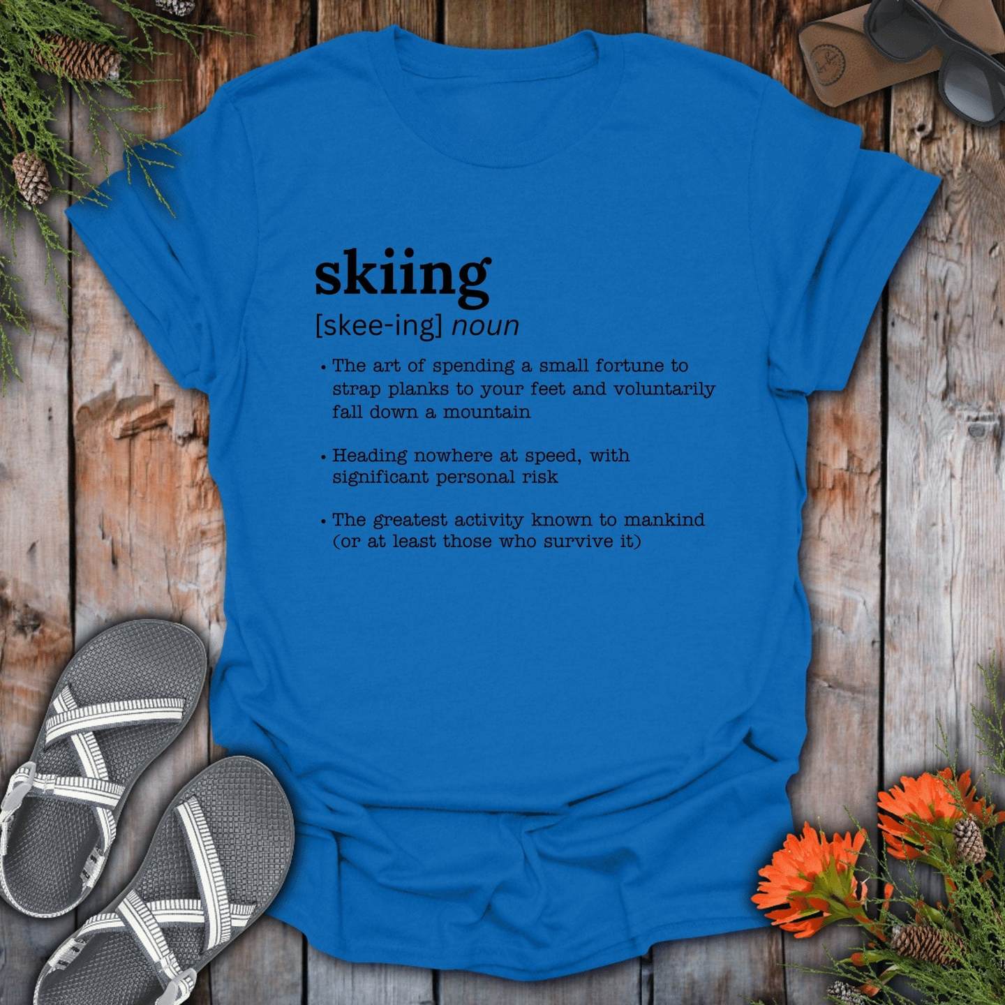 Skiing Defined T-shirt