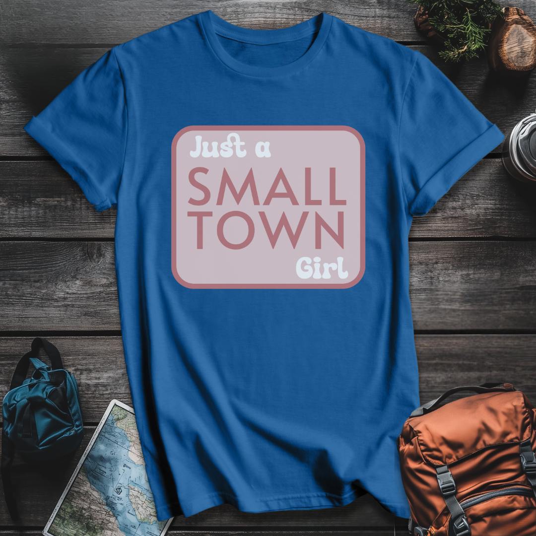 Printify T-Shirt Royal / S Small Town Girl T-Shirt