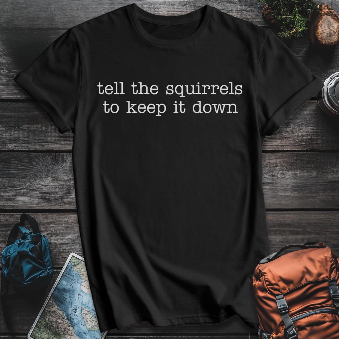 Printify T-Shirt S / Black Squirrel Greetings T-Shirt
