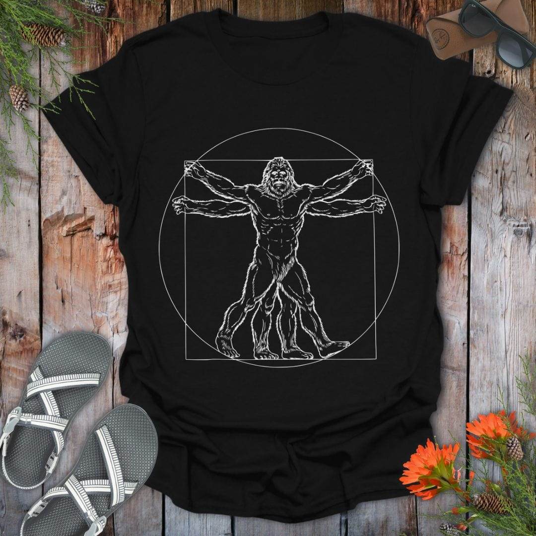 Vitruvian Bigfoot T-Shirt