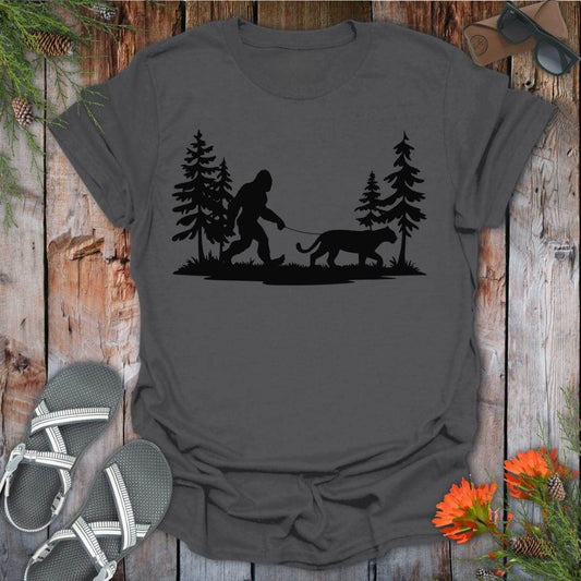 Bigfoot Lion Stroll T-Shirt