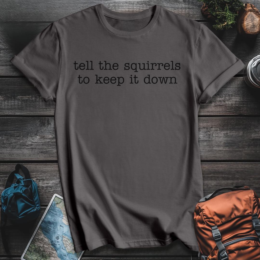 Printify T-Shirt S / Charcoal Squirrel Greetings T-Shirt