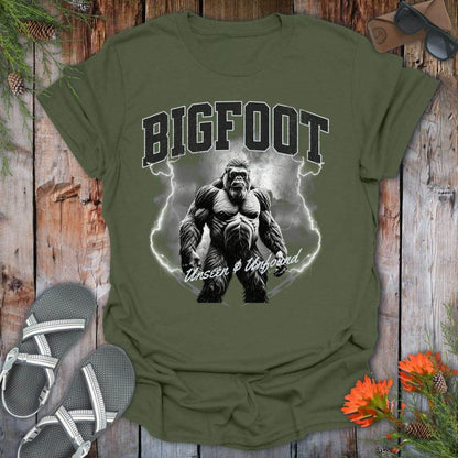 Bigfoot Bootleg Unseen T-shirt