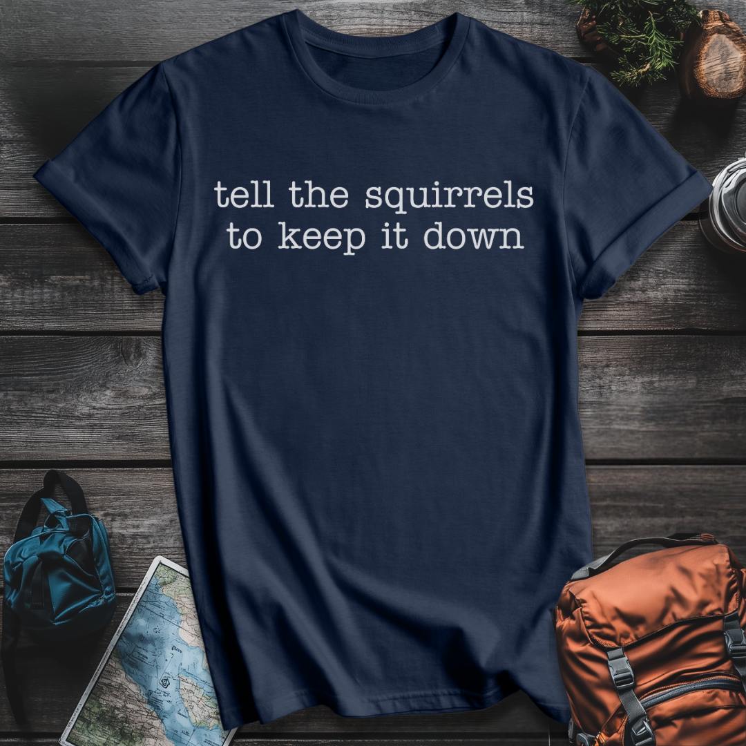 Printify T-Shirt S / Navy Squirrel Greetings T-Shirt