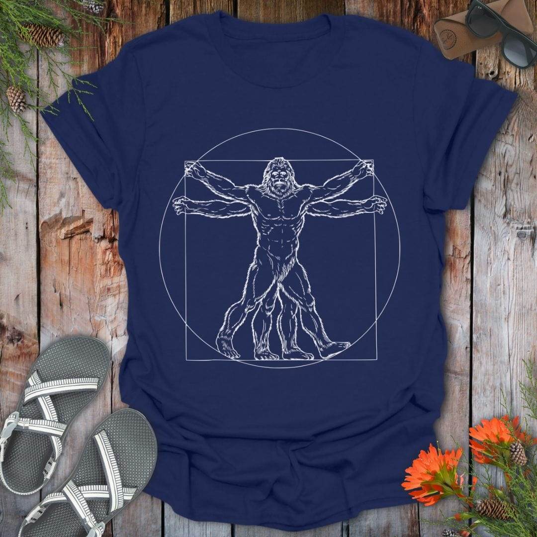 Vitruvian Bigfoot T-Shirt