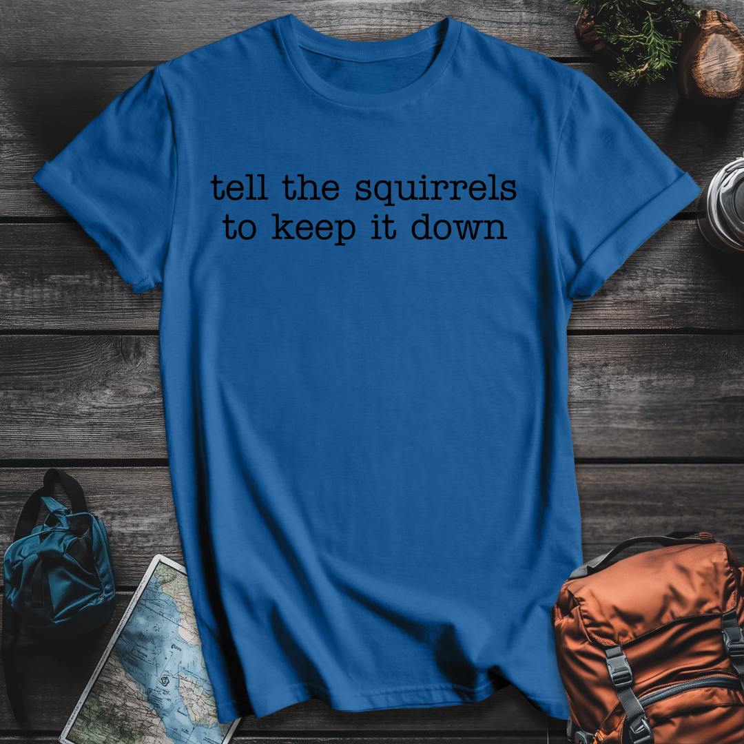 Printify T-Shirt S / Royal Squirrel Greetings T-Shirt