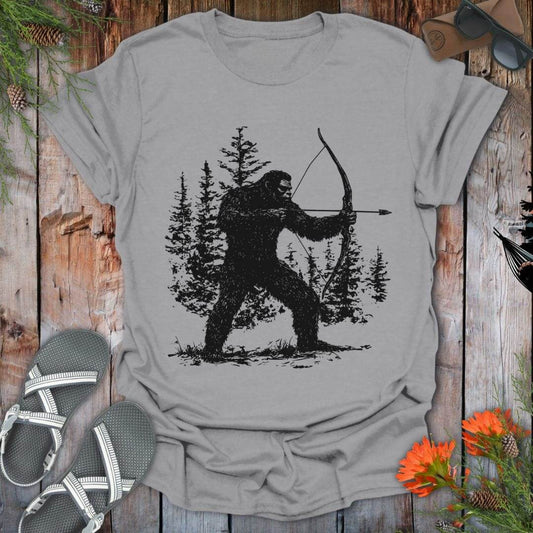 Bigfoot Bow Hunter T-Shirt