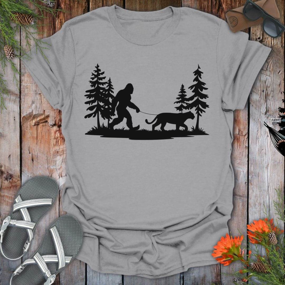 Bigfoot Lion Stroll T-Shirt