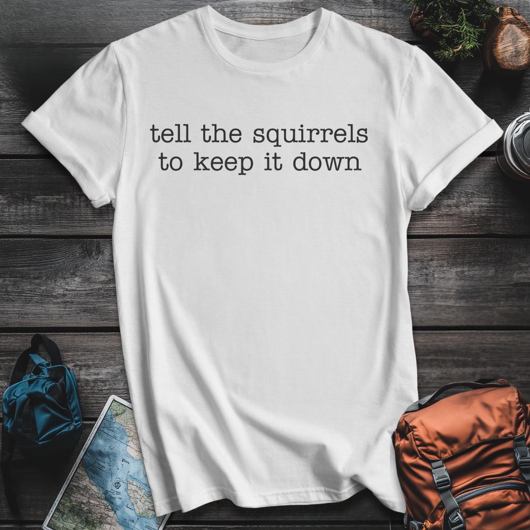 Printify T-Shirt S / White Squirrel Greetings T-Shirt