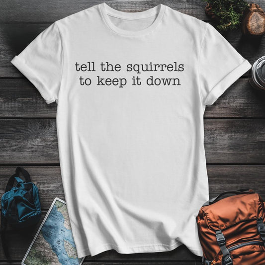 Printify T-Shirt S / White Squirrel Greetings T-Shirt