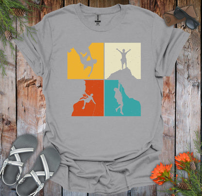 4 Climbers Colorful T-shirt