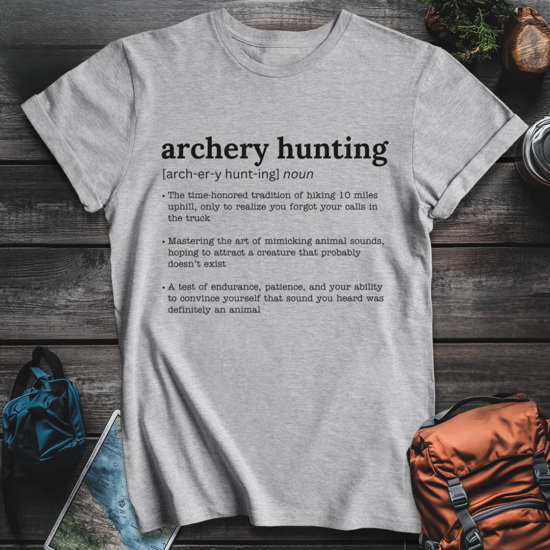 Printify T-Shirt Sport Grey / S Archery Hunting Defined T-Shirt