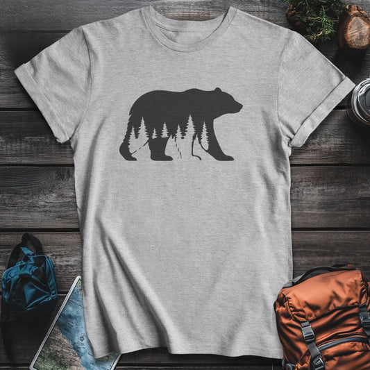 Printify T-Shirt Sport Grey / S Bear Wilderness T-Shirt