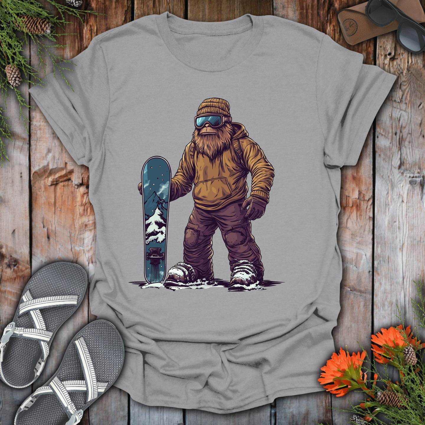 Bigfoot Boarder T-Shirt