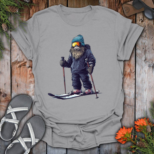 Bigfoot Skier T-Shirt