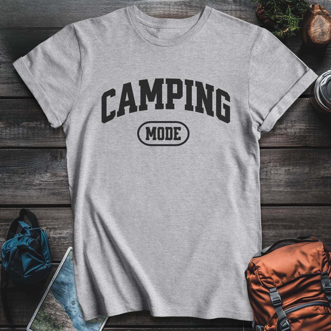 Printify T-Shirt Sport Grey / S Camping Mode T-Shirt