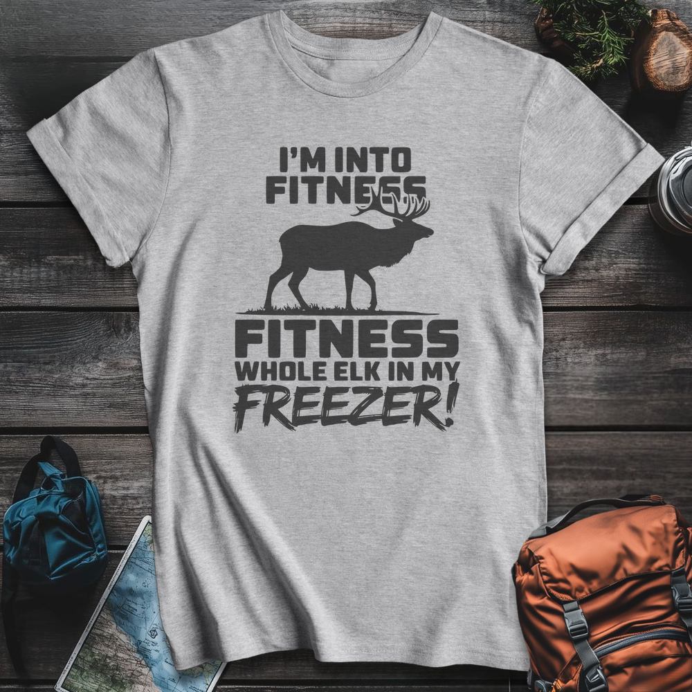 Printify T-Shirt Sport Grey / S Elk Fitness T-Shirt
