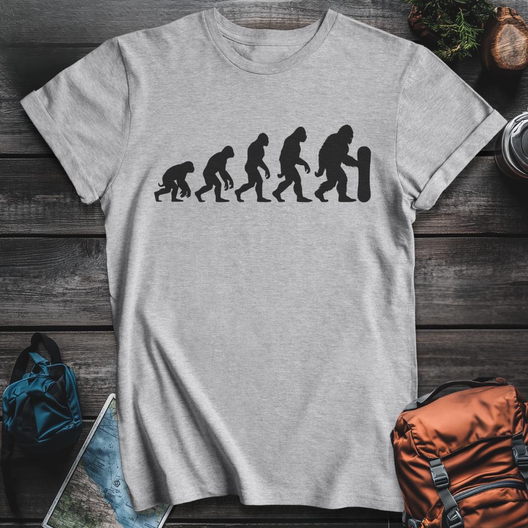 Printify T-Shirt Sport Grey / S Evo Snowboarder T-Shirt