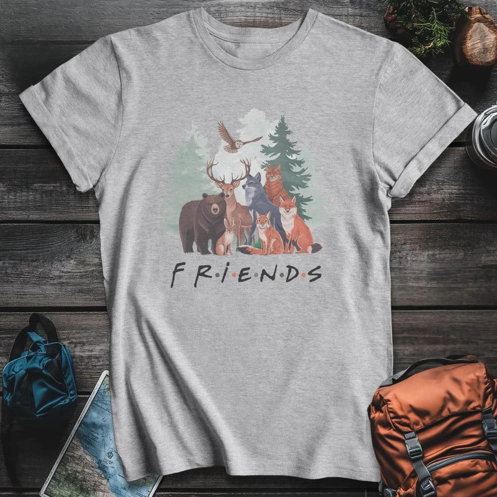 Printify T-Shirt Sport Grey / S Forest Friends T-Shirt