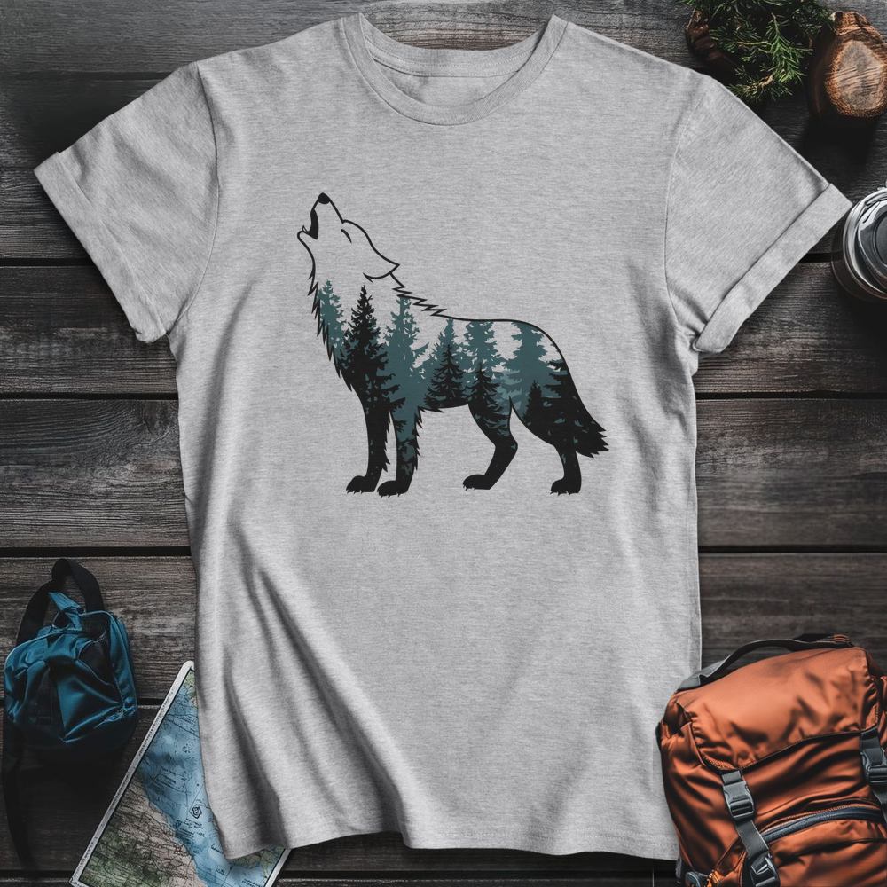 Printify T-Shirt Sport Grey / S Howling Wild T-Shirt