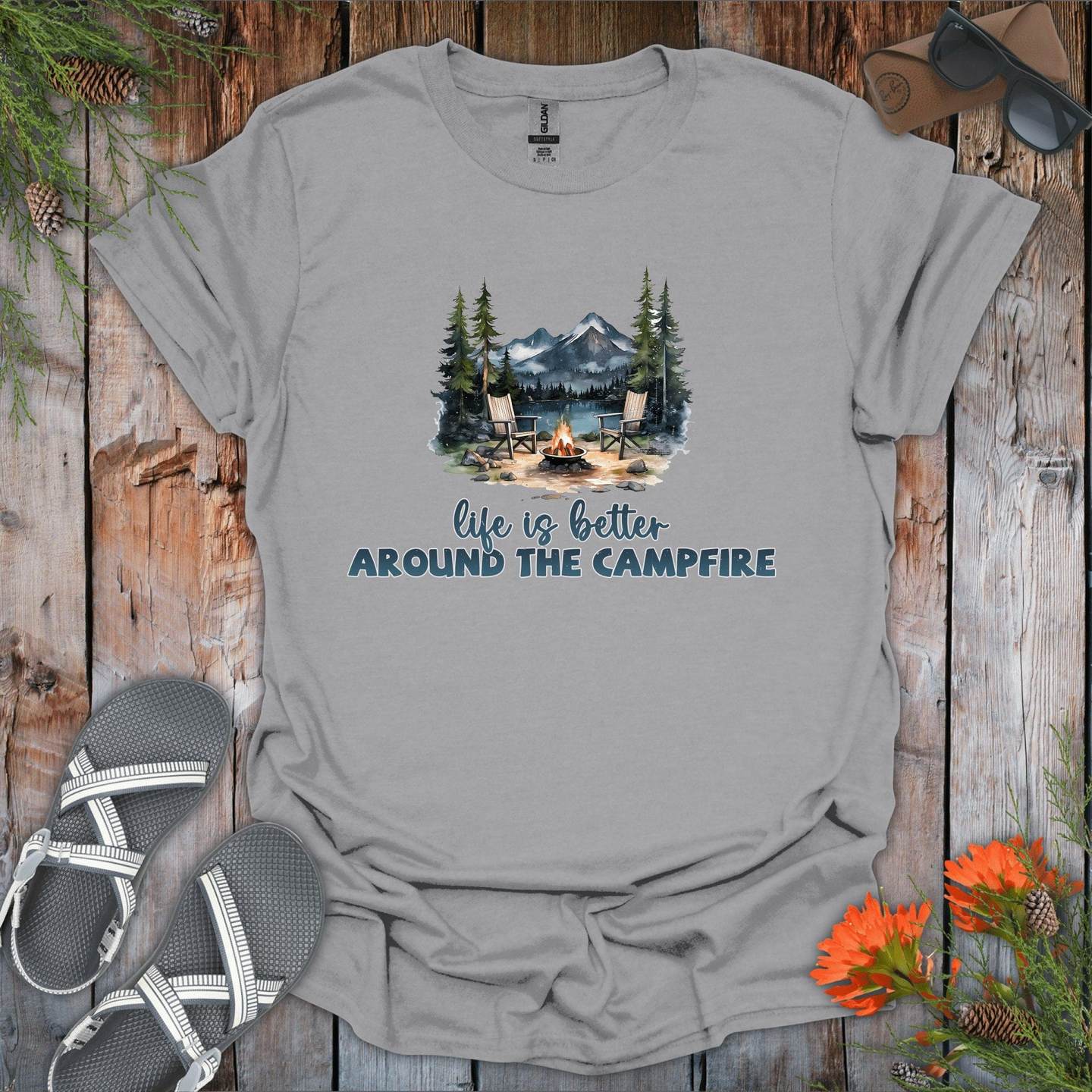 Life Better Campfire Alternate T-Shirt