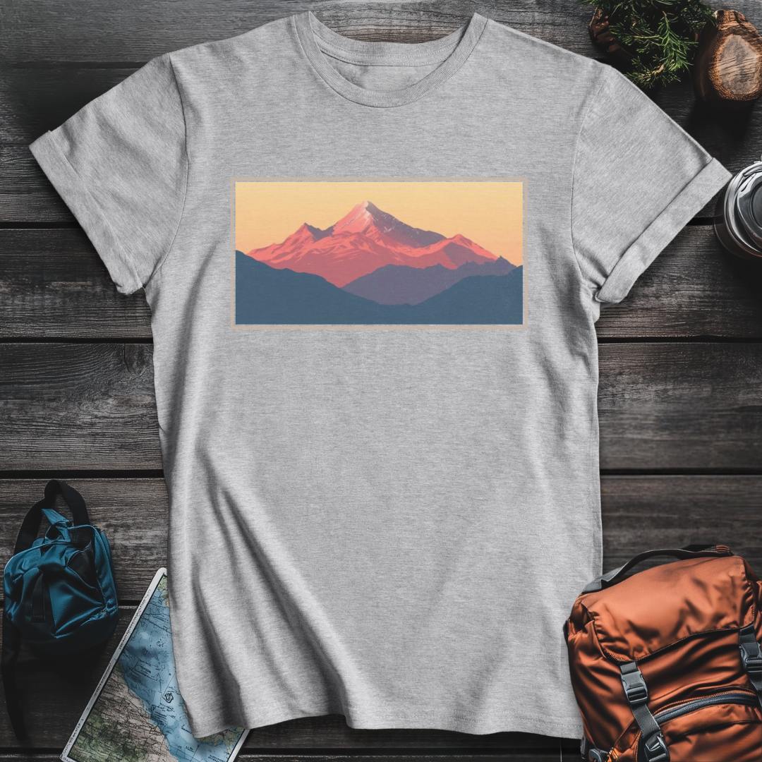 Printify T-Shirt Sport Grey / S Mountain Sun T-Shirt