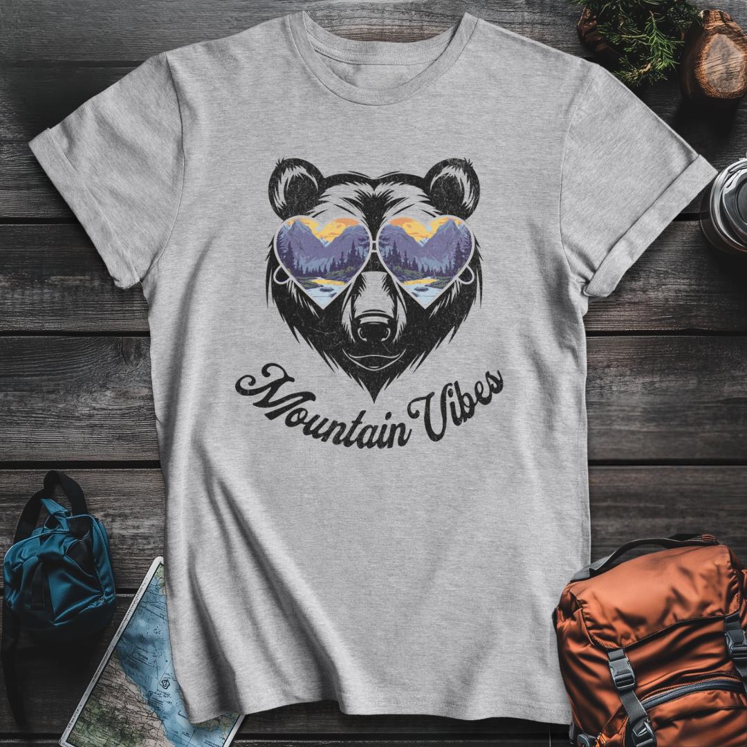 Printify T-Shirt Sport Grey / S Mountain Vibes Vintage T-Shirt