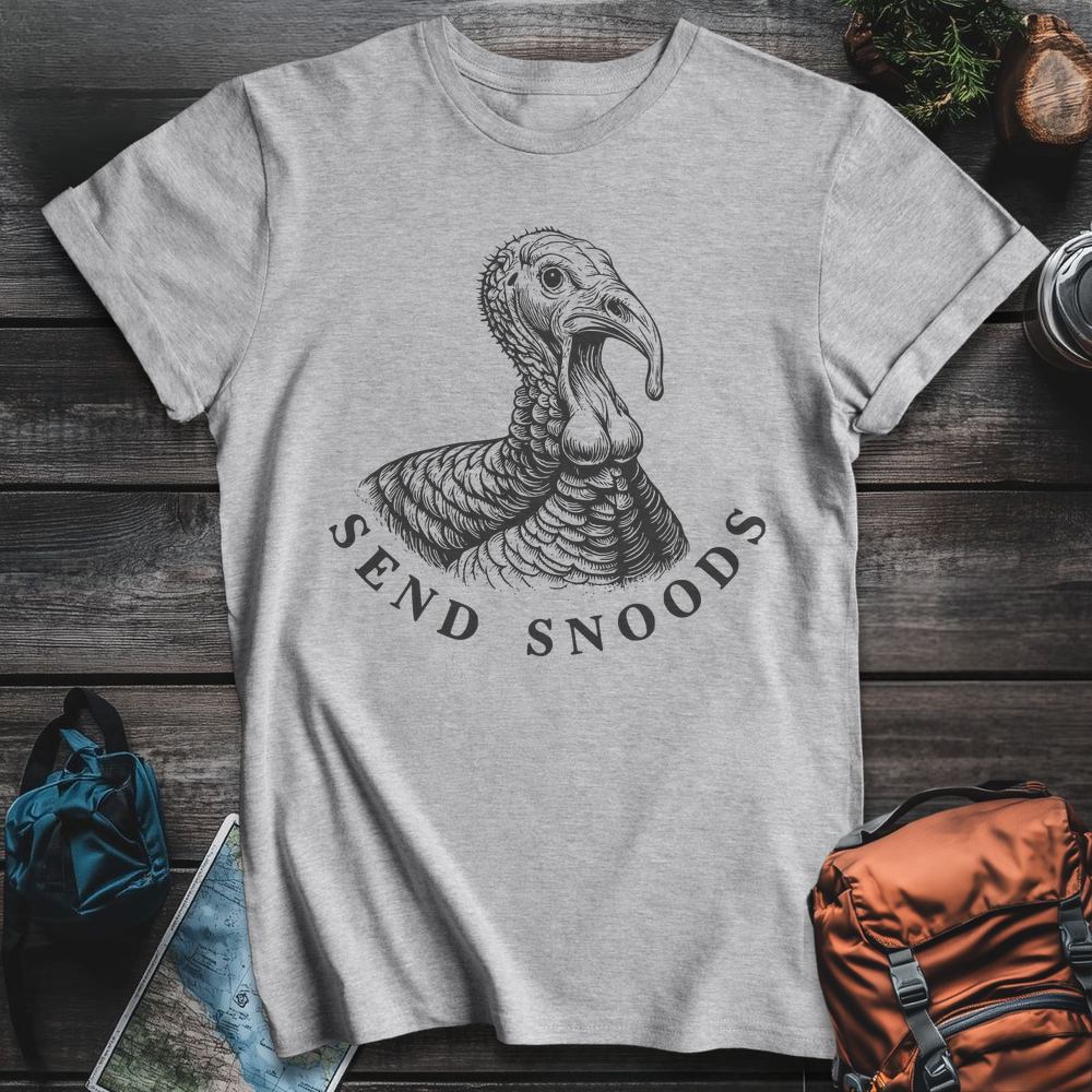 Printify T-Shirt Sport Grey / S Send Snoods T-Shirt