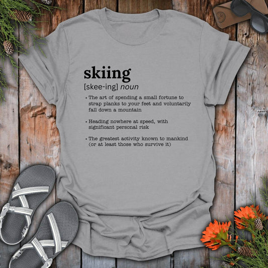 Skiing Defined T-shirt