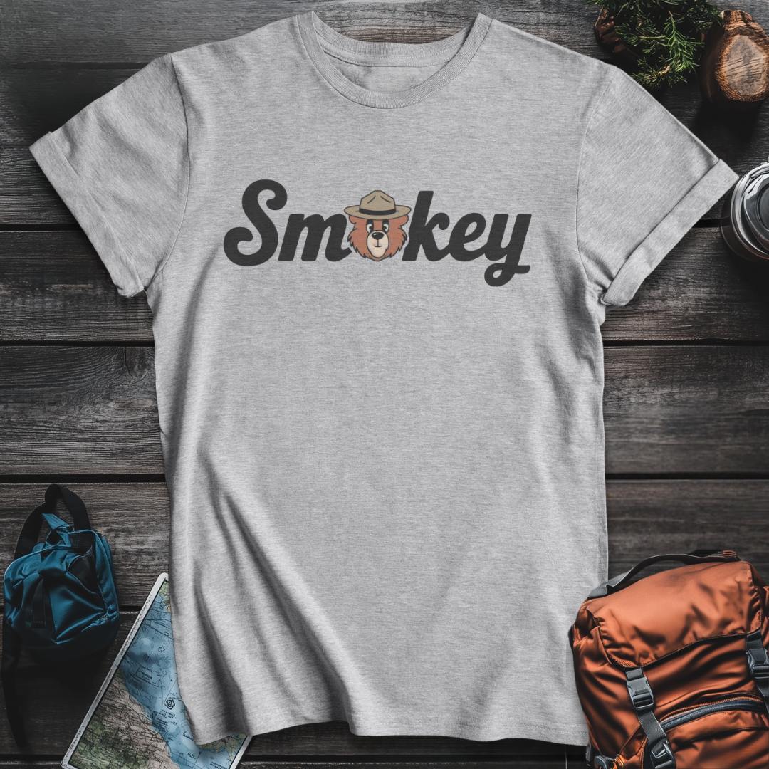 Printify T-Shirt Sport Grey / S Smokey Cursive T-Shirt