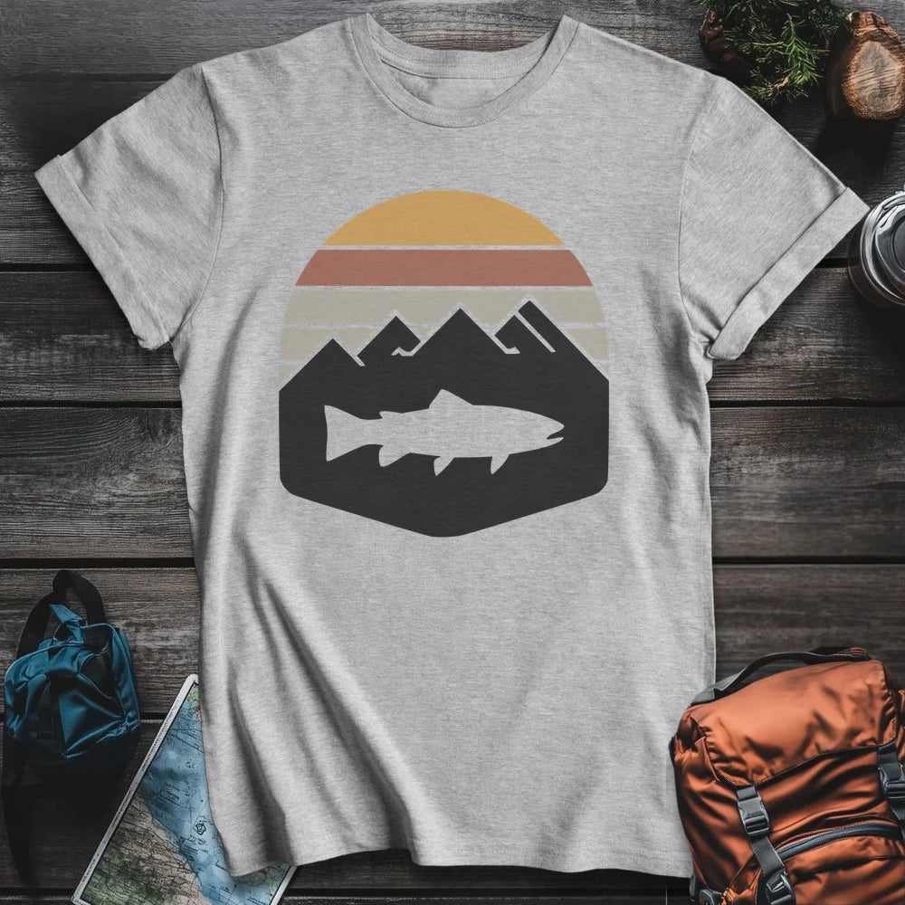 Printify T-Shirt Sport Grey / S Trout Life T-Shirt