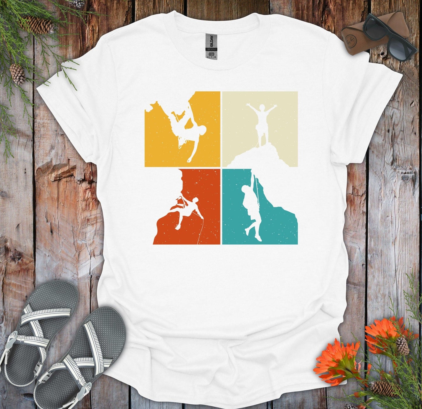 4 Climbers Colorful T-shirt