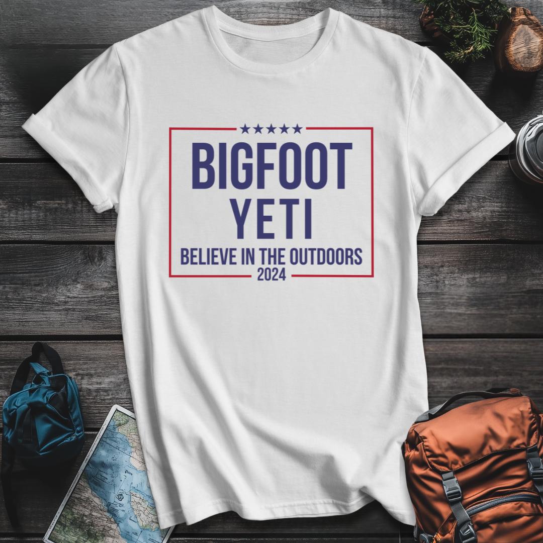 Printify T-Shirt White / S Believe Outdoors 2024 T-Shirt